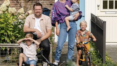 Gezin met drie kinderen bijzondere kindernamen Bruun