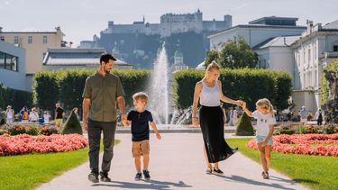 Gezin in Salzburg stedentrip