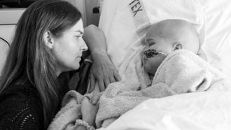 Erica van Benten en haar zoon Miles