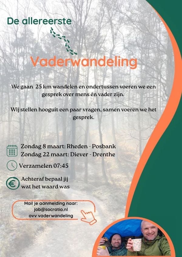 flyer wandeling vaders