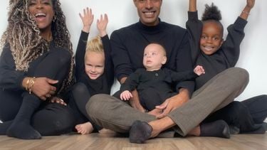 Mishaela en Vincent met hun adoptiekinderen