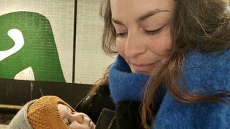 Teresa Veerman nam haar baby mee naar een werkdag op kantoor