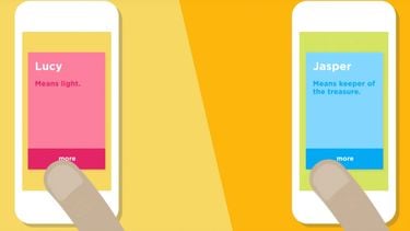 tinder babynamen babyname app