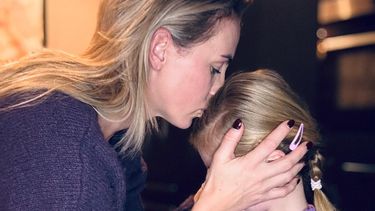 Jamie en dochter Liva die epilepsie heeft