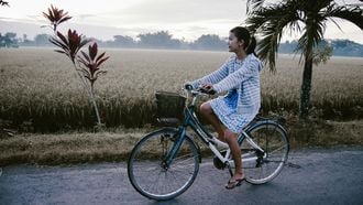 alleen fietsen