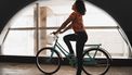 alleen naar huis fietsen