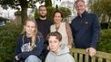 Godwin en Corriene met hun kinderen