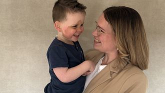 Irma ten Napel over de café-au-laitvlek van haar zoon